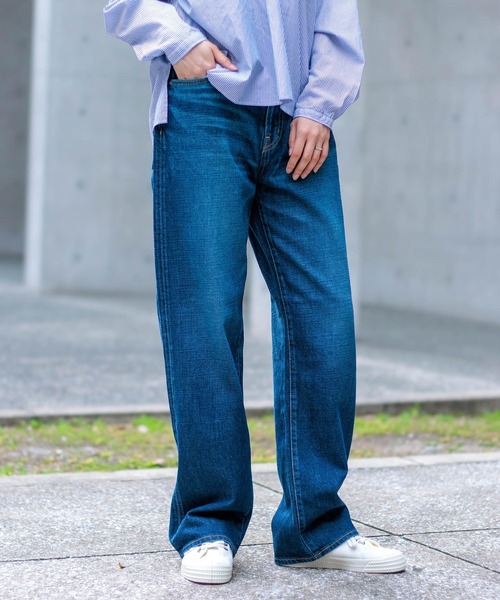 D.M.G. / ディーエムジー] 甘織デニム 5Pストレートデニム | Domingo