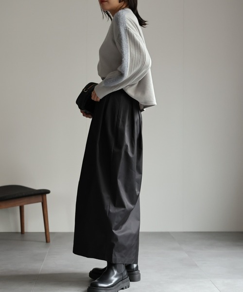 ap retro（アプレトロ）の「ハイウエストコクーンスカート/バルーンシルエット（スカート・レディース・ブラック/グレー/アイボリー・SMALL/MEDIUM）」の14枚目の写真