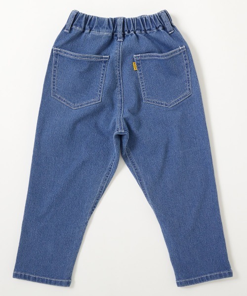 devirock(デビロック)の「楽デニム ペグトップパンツ(デニムパンツ・キッズ・ブラック系1/サックスブルー系1/ネイビー/ワンウォッシュ/サックスブルー系3・160cm/110cm/140cm/100cm/150cm/130cm/120cm)」の19枚目の写真