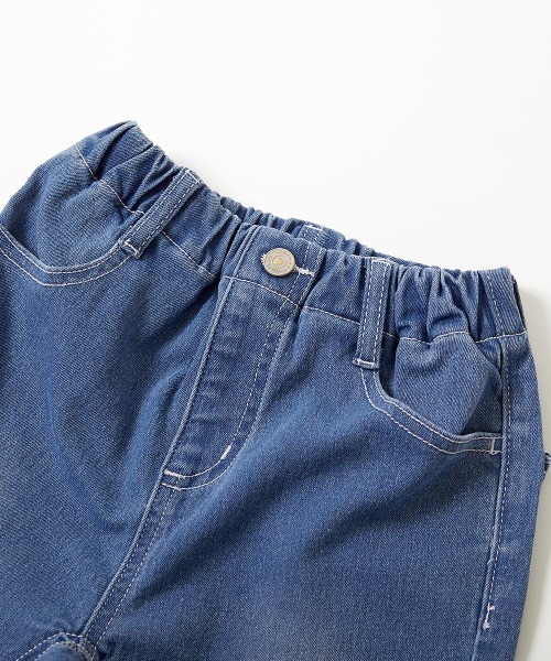 devirock(デビロック)の「楽デニム ペグトップパンツ(デニムパンツ・キッズ・ブラック系1/サックスブルー系1/ネイビー/ワンウォッシュ/サックスブルー系3・160cm/110cm/140cm/100cm/150cm/130cm/120cm)」の6枚目の写真