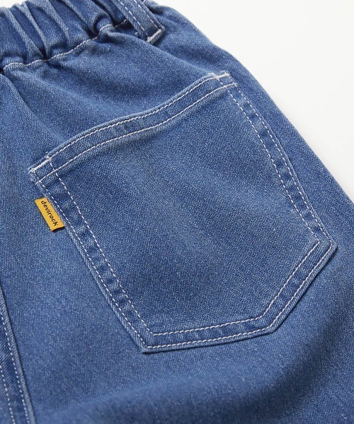 devirock(デビロック)の「楽デニム ペグトップパンツ(デニムパンツ・キッズ・ブラック系1/サックスブルー系1/ネイビー/ワンウォッシュ/サックスブルー系3・160cm/110cm/140cm/100cm/150cm/130cm/120cm)」の8枚目の写真