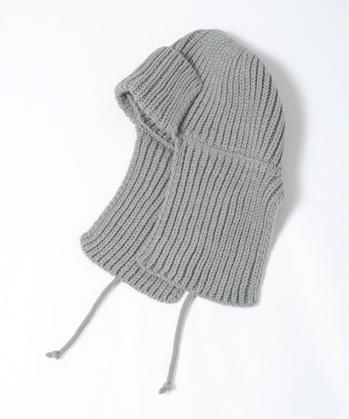 Crisp（クリスプ）の「ニットフライトハット（ニットキャップ/ビーニー・レディース・アイボリー/グレー・FREE）」の21枚目の写真