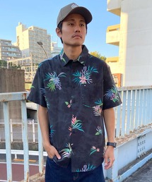 QUIKSILVER/クイックシルバー アロハシャツ 総柄 ワンポイント AQYWT03312