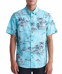 QUIKSILVER/クイックシルバー アロハシャツ 総柄 ワンポイント AQYWT03312