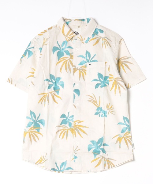 Quiksilver（クイックシルバー）の「QUIKSILVER/クイックシルバー アロハシャツ 総柄  ワンポイント AQYWT03312（シャツ/ブラウス・メンズ・ブルー系その他/ホワイト系その他/ブラック系その他/ホワイト系その他2/ブラック系その他2/ブルー系その他2・M/L）」の7枚目の写真