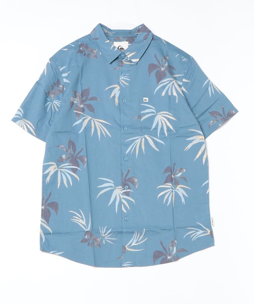 Quiksilver（クイックシルバー）の「QUIKSILVER/クイックシルバー アロハシャツ 総柄  ワンポイント AQYWT03312（シャツ/ブラウス・メンズ・ブルー系その他/ホワイト系その他/ブラック系その他/ホワイト系その他2/ブラック系その他2/ブルー系その他2・M/L）」の10枚目の写真