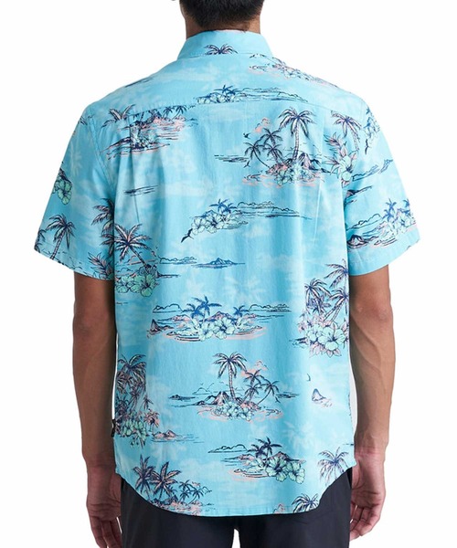 Quiksilver（クイックシルバー）の「QUIKSILVER/クイックシルバー アロハシャツ 総柄  ワンポイント AQYWT03312（シャツ/ブラウス・メンズ・ブルー系その他/ホワイト系その他/ブラック系その他/ホワイト系その他2/ブラック系その他2/ブルー系その他2・M/L）」の16枚目の写真