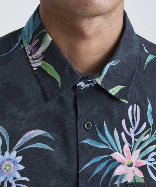 Quiksilver（クイックシルバー）の「QUIKSILVER/クイックシルバー アロハシャツ 総柄  ワンポイント AQYWT03312（シャツ/ブラウス・メンズ・ブルー系その他/ホワイト系その他/ブラック系その他/ホワイト系その他2/ブラック系その他2/ブルー系その他2・M/L）」の17枚目の写真