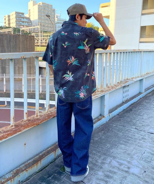 Quiksilver（クイックシルバー）の「QUIKSILVER/クイックシルバー アロハシャツ 総柄  ワンポイント AQYWT03312（シャツ/ブラウス・メンズ・ブルー系その他/ホワイト系その他/ブラック系その他/ホワイト系その他2/ブラック系その他2/ブルー系その他2・M/L）」の14枚目の写真