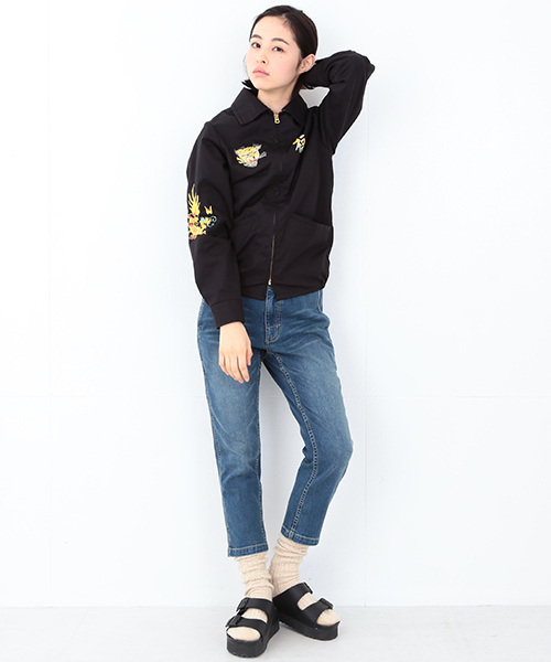 BEAMS BOY（ビームスボーイ）の「TAILOR TOYO×BEAMS BOY / VIET-NAM JACKET SPECIAL（ブルゾン・レディース・オフホワイト/ブラック・ONE SIZE）」の8枚目の写真