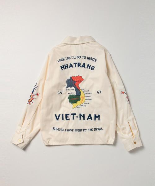 BEAMS BOY（ビームスボーイ）の「TAILOR TOYO×BEAMS BOY / VIET-NAM JACKET SPECIAL（ブルゾン・レディース・オフホワイト/ブラック・ONE SIZE）」の19枚目の写真