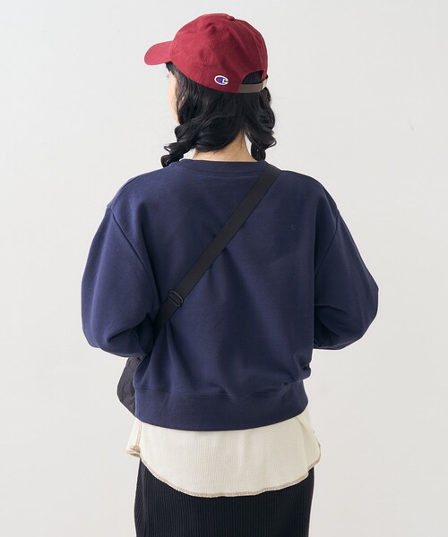 FREAK'S STORE(フリークスストア)の「ロゴスウェット セットトップス(スウェット・レディース・ナチュラル/チャコールグレー/ネイビー・フリ-)」の6枚目の写真