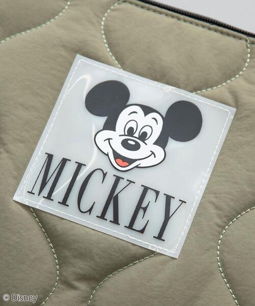 Disney（ディズニー）の「coen限定／ディズニーデザイン　キルティングサコッシュ（ショルダーバッグ・レディース・オリーブ/オフホワイト/ブラック・FREE）」の9枚目の写真