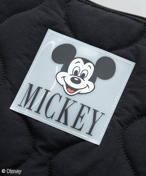 Disney（ディズニー）の「coen限定／ディズニーデザイン　キルティングサコッシュ（ショルダーバッグ・レディース・オリーブ/オフホワイト/ブラック・FREE）」の11枚目の写真