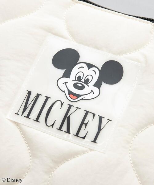 Disney（ディズニー）の「coen限定／ディズニーデザイン　キルティングサコッシュ（ショルダーバッグ・レディース・オリーブ/オフホワイト/ブラック・FREE）」の7枚目の写真