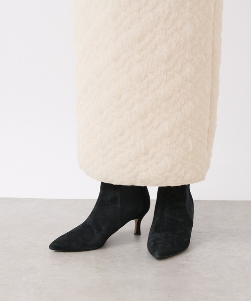 RIVE DROITE（リヴドロワ）の「フクレジャガードナロースカート（スカート・レディース・ブラック/アイボリー・FREE）」の16枚目の写真