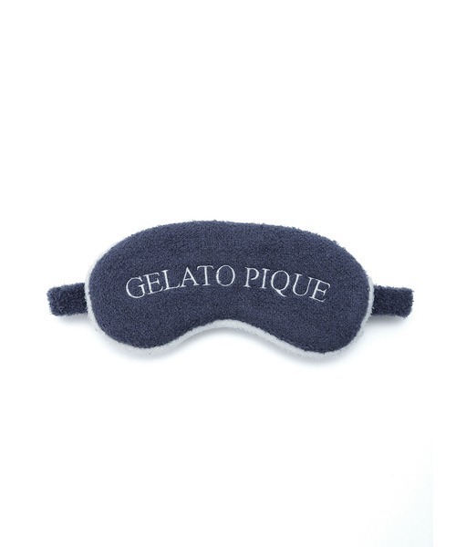 gelato pique(ジェラートピケ)の「トラベルロゴアイマスク(トラベルグッズ・レディース・ネイビー・FREE)」の3枚目の写真