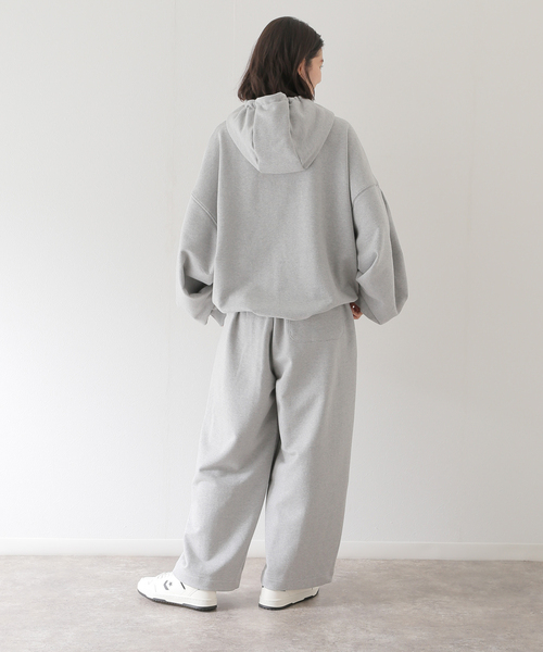 ANGLAN / アングラン】Valley Tuck Sweat Balloon Pants（スウェット