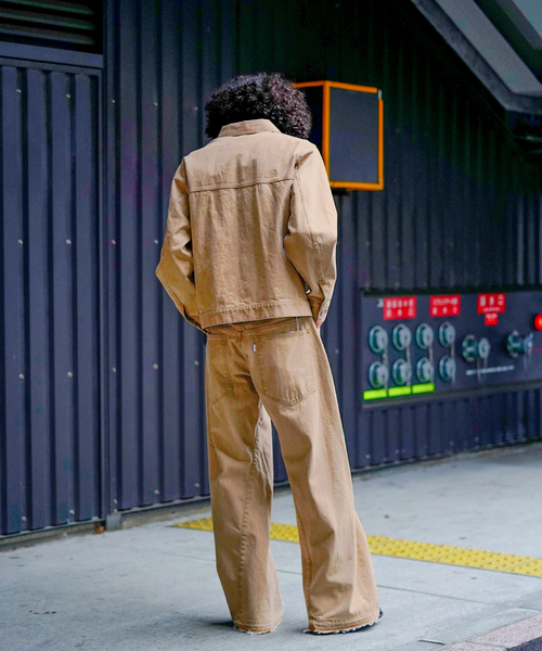 JIEDA(ジエダ)の「【JIEDA / ジエダ】3D BAGGY COLOR DENIM(デニムパンツ・メンズ・ベージュ・1/2)」の4枚目の写真