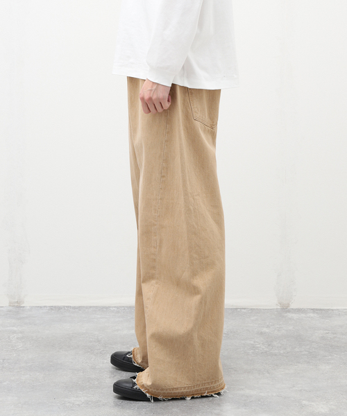 JIEDA / ジエダ】3D BAGGY COLOR DENIM（デニムパンツ）｜Jieda