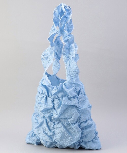 FREAK'S STORE（フリークスストア）の「Casselini/キャセリーニ スクエア ギャザートート/トートバッグ（トートバッグ・レディース・サックスブルー/ブラック/ナチュラル・ONE SIZE）」の12枚目の写真