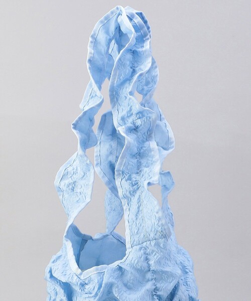 FREAK'S STORE（フリークスストア）の「Casselini/キャセリーニ スクエア ギャザートート/トートバッグ（トートバッグ・レディース・サックスブルー/ブラック/ナチュラル・ONE SIZE）」の16枚目の写真