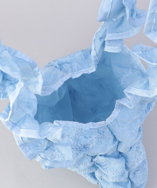 FREAK'S STORE（フリークスストア）の「Casselini/キャセリーニ スクエア ギャザートート/トートバッグ（トートバッグ・レディース・サックスブルー/ブラック/ナチュラル・ONE SIZE）」の18枚目の写真