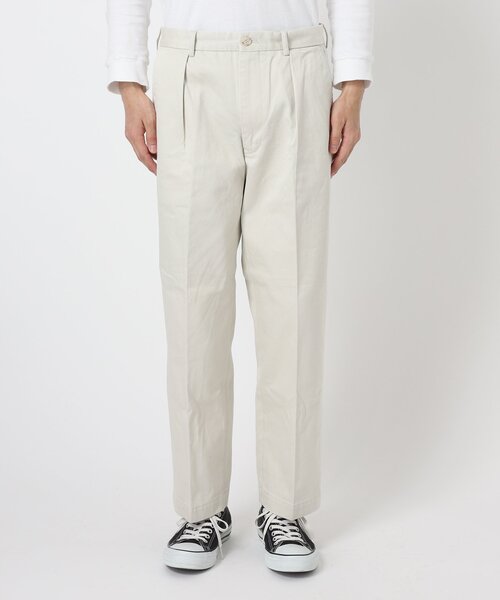 JOURNAL STANDARD（ジャーナルスタンダード）の「ドライツイル タックイン トラウザーズパンツ（チノパンツ・メンズ・グレー/ベージュ/ナチュラル/ネイビー・SMALL/MEDIUM/LARGE）」の13枚目の写真