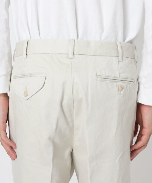 JOURNAL STANDARD（ジャーナルスタンダード）の「ドライツイル タックイン トラウザーズパンツ（チノパンツ・メンズ・グレー/ベージュ/ナチュラル/ネイビー・SMALL/MEDIUM/LARGE）」の15枚目の写真