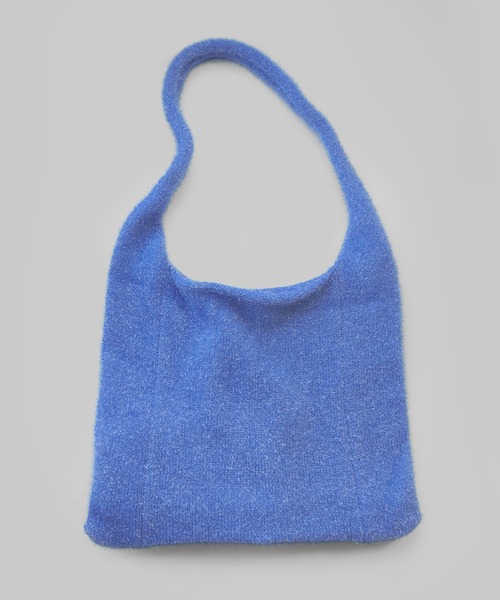 minia（ミニア）の「ラメシャギーニットトートバッグ（トートバッグ・レディース・シルバー/ブルー/ブラック・FREE）」の5枚目の写真