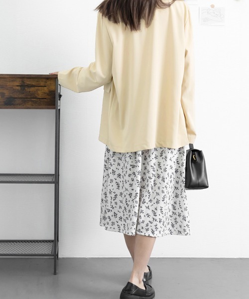 Miniministore（ミニミニストア）の「春夏ジャケット レディース 軽アウター黒（テーラードジャケット・レディース・ホワイト/ピンク/ブルー/ブラック/ベージュ/ライトパープル・FREE）」の9枚目の写真