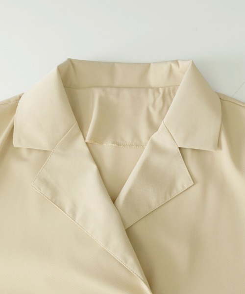 Miniministore（ミニミニストア）の「春夏ジャケット レディース 軽アウター黒（テーラードジャケット・レディース・ホワイト/ピンク/ブルー/ブラック/ベージュ/ライトパープル・FREE）」の10枚目の写真