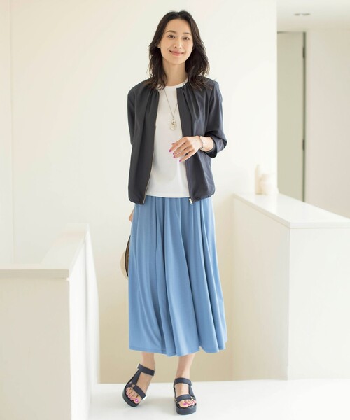 J.PRESS(ジェイプレス)の「ロゴ Tシャツ(Tシャツ/カットソー・レディース・ネイビー系/ライトグレー系/ホワイト系/ピンク系・T13/T15)」の7枚目の写真