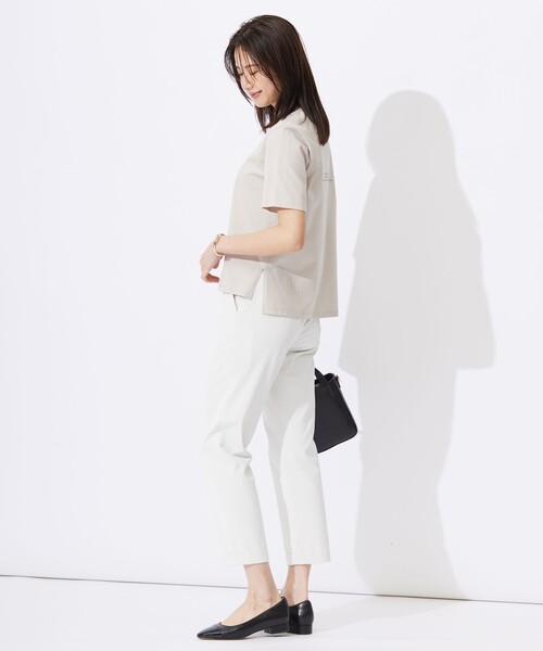 J.PRESS(ジェイプレス)の「ロゴ Tシャツ(Tシャツ/カットソー・レディース・ネイビー系/ライトグレー系/ホワイト系/ピンク系・T13/T15)」の12枚目の写真