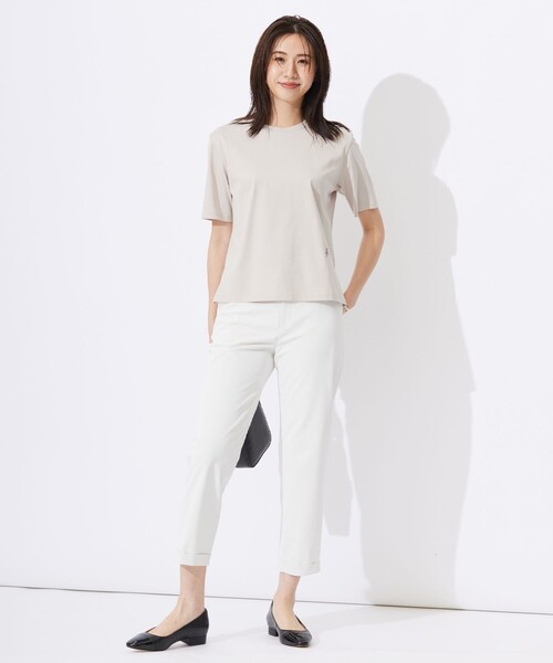 J.PRESS(ジェイプレス)の「ロゴ Tシャツ(Tシャツ/カットソー・レディース・ネイビー系/ライトグレー系/ホワイト系/ピンク系・T13/T15)」の14枚目の写真
