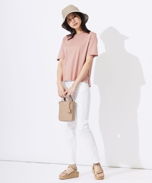 J.PRESS(ジェイプレス)の「ロゴ Tシャツ(Tシャツ/カットソー・レディース・ネイビー系/ライトグレー系/ホワイト系/ピンク系・T13/T15)」の16枚目の写真