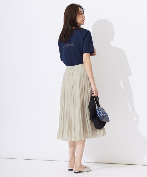 J.PRESS(ジェイプレス)の「ロゴ Tシャツ(Tシャツ/カットソー・レディース・ネイビー系/ライトグレー系/ホワイト系/ピンク系・T13/T15)」の18枚目の写真