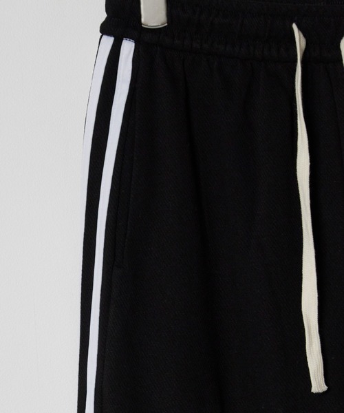 ROOPTOKYO（ループトウキョウ）の「▲Side Half Line Sweat Pants / サイドハーフラインスウェットパンツ（スウェットパンツ・レディース・ライトグレー/ブラック・FREE）」の5枚目の写真