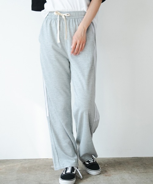 ROOPTOKYO（ループトウキョウ）の「▲Side Half Line Sweat Pants / サイドハーフラインスウェットパンツ（スウェットパンツ・レディース・ライトグレー/ブラック・FREE）」の11枚目の写真