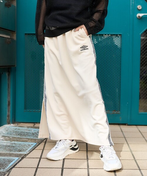 UMBRO X FREAK'S STORE限定デザインスカート　ナチュラル セール】UMBRO × FREAK'S STORE/アンブロ 別注 Track Skirt/別注