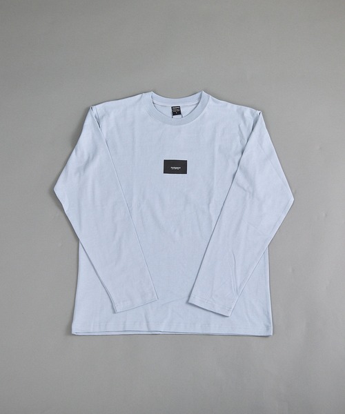 VIBGYOR(ヴィブジョー)の「ヘヴィウェイト天竺 プリント 長袖 クルーネック(Tシャツ/カットソー・メンズ・ホワイト/サックスブルー/ブラック・MEDIUM/LARGE)」の3枚目の写真