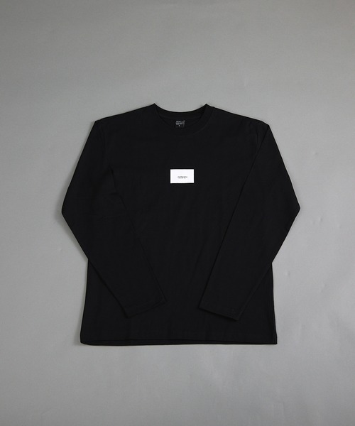 VIBGYOR(ヴィブジョー)の「ヘヴィウェイト天竺 プリント 長袖 クルーネック(Tシャツ/カットソー・メンズ・ホワイト/サックスブルー/ブラック・MEDIUM/LARGE)」の1枚目の写真