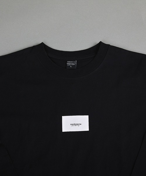 VIBGYOR(ヴィブジョー)の「ヘヴィウェイト天竺 プリント 長袖 クルーネック(Tシャツ/カットソー・メンズ・ホワイト/サックスブルー/ブラック・MEDIUM/LARGE)」の4枚目の写真