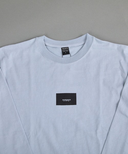 VIBGYOR(ヴィブジョー)の「ヘヴィウェイト天竺 プリント 長袖 クルーネック(Tシャツ/カットソー・メンズ・ホワイト/サックスブルー/ブラック・MEDIUM/LARGE)」の9枚目の写真