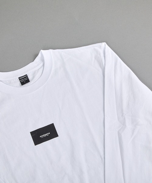 VIBGYOR(ヴィブジョー)の「ヘヴィウェイト天竺 プリント 長袖 クルーネック(Tシャツ/カットソー・メンズ・ホワイト/サックスブルー/ブラック・MEDIUM/LARGE)」の12枚目の写真