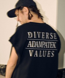 mta522- logo embroidery sleeveless ノースリーブTシャツ