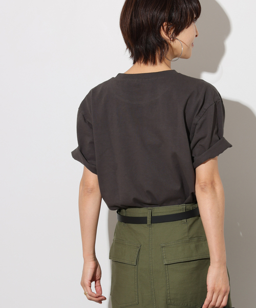 MIXTA（ミクスタ）の「《追加》別注【MIXTA/ミクスタ】*RELUME S/S TEE：Tシャツ（Tシャツ/カットソー・レディース・ブラック系その他/ピンク/グリーン/ホワイト・MEDIUM）」の13枚目の写真