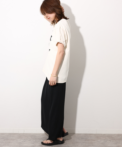 MIXTA（ミクスタ）の「《追加》別注【MIXTA/ミクスタ】*RELUME S/S TEE：Tシャツ（Tシャツ/カットソー・レディース・ブラック系その他/ピンク/グリーン/ホワイト・MEDIUM）」の16枚目の写真