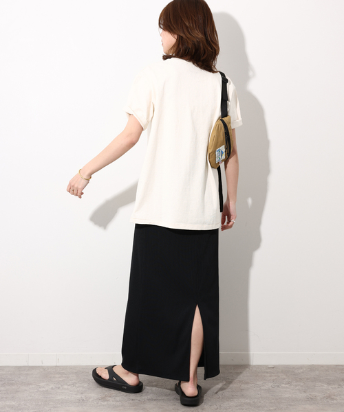 MIXTA（ミクスタ）の「《追加》別注【MIXTA/ミクスタ】*RELUME S/S TEE：Tシャツ（Tシャツ/カットソー・レディース・ブラック系その他/ピンク/グリーン/ホワイト・MEDIUM）」の17枚目の写真