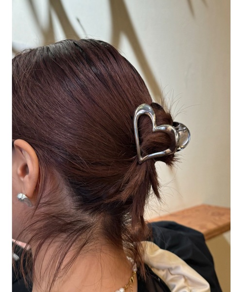 jumelle（ジュメロ）の「heart vance  clip（バレッタ/ヘアクリップ・レディース・シルバー/ゴールド・FREE）」の5枚目の写真